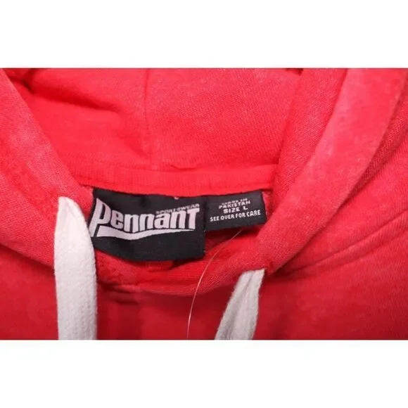 New with Tag Vintage Red Pennant Hoodie - Men's Large - Picture 3 of 5